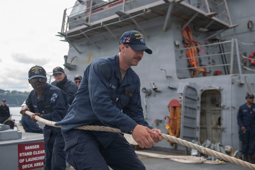 USS Mahan Arrives in Quebec City for Rendez-vous naval de Québec