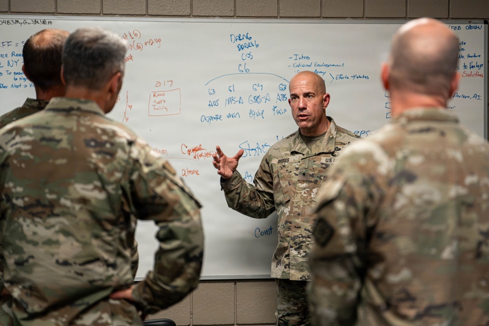 CNGB Visits Chief Data and Artificial Intelligence Office at Camp Robinson