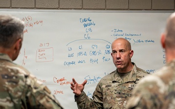 CNGB Visits Chief Data and Artificial Intelligence Office at Camp Robinson
