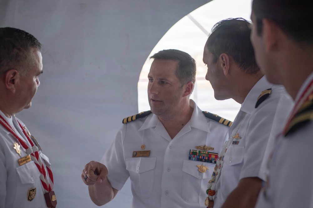 USS Mahan Hosts Consulate Reception