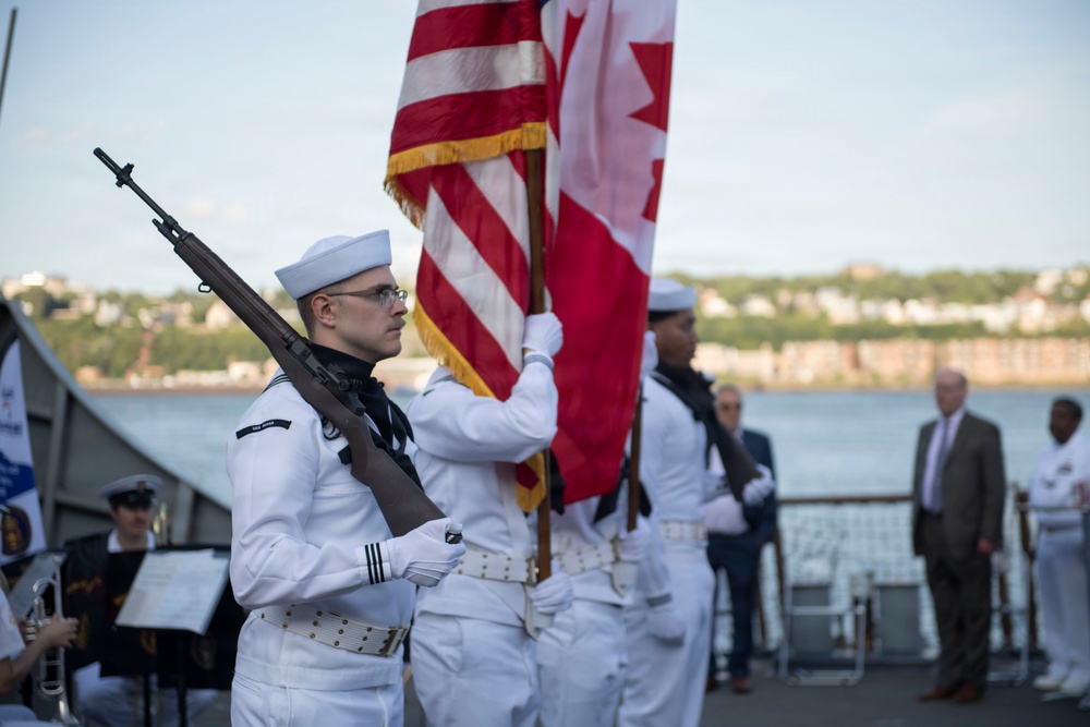 USS Mahan Hosts Consulate Reception