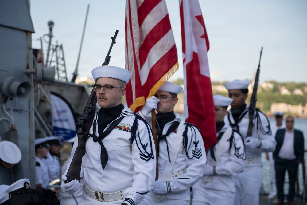USS Mahan Hosts Consulate Reception