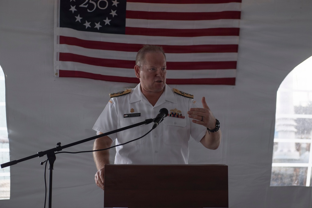 USS Mahan Hosts Consulate Reception