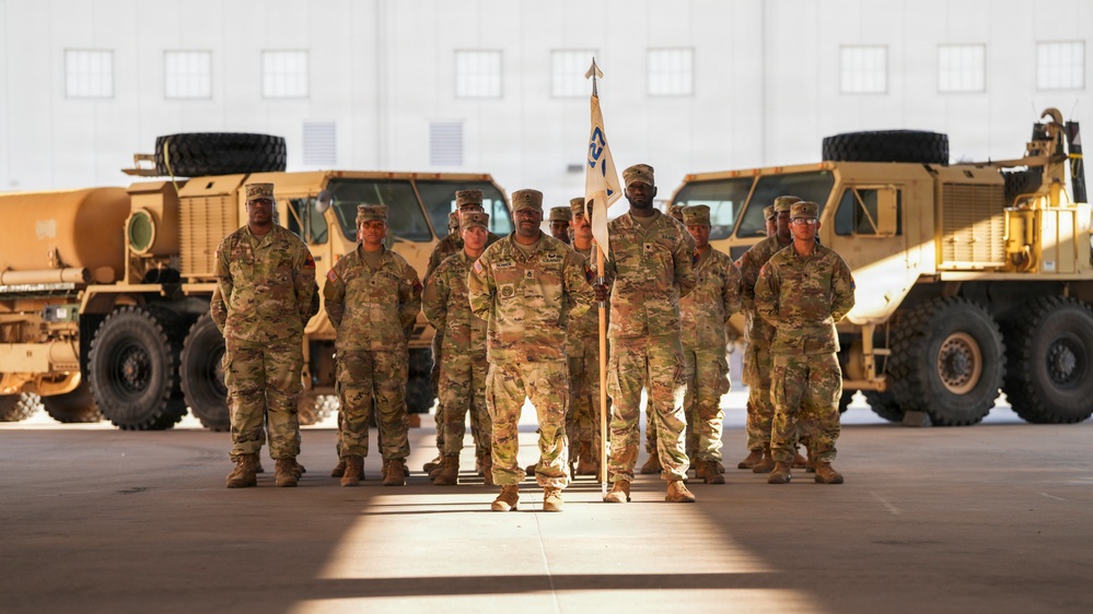 A Co, 127th ASB, 1st AD CAB, conducts change of command ceremony