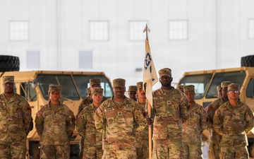 A Co, 127th ASB, 1st AD CAB, conducts change of command ceremony