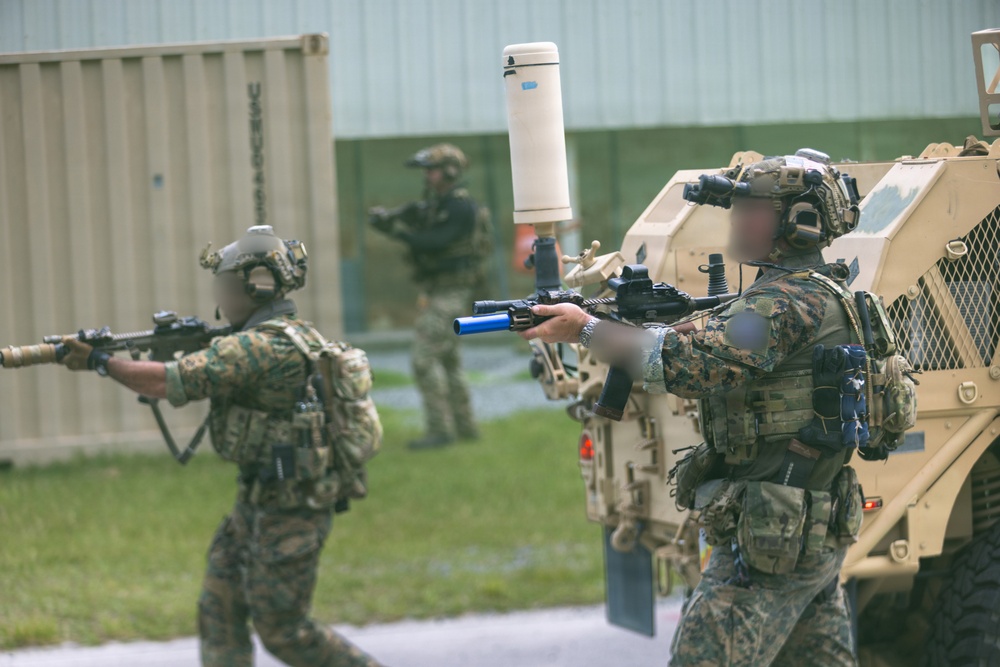 U.S. Special Forces Conduct Joint Branch Mission During Storm Flag at Camp Lejeune