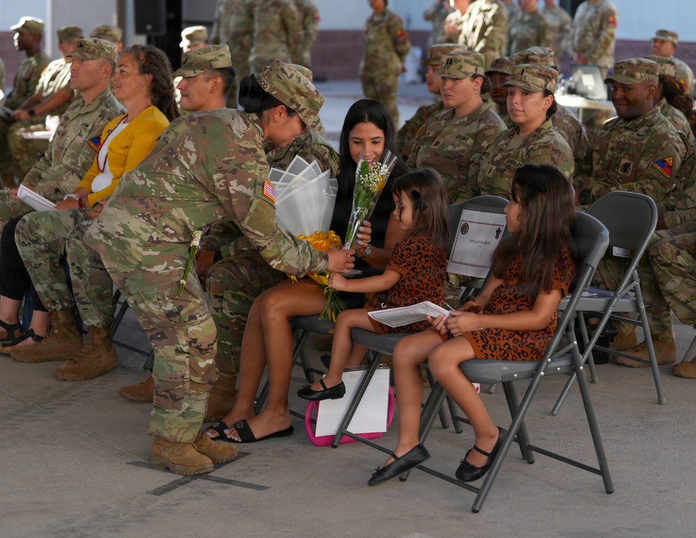 A Co, 127th ASB, 1st AD CAB, conducts change of command ceremony