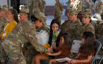 A Co, 127th ASB, 1st AD CAB, conducts change of command ceremony
