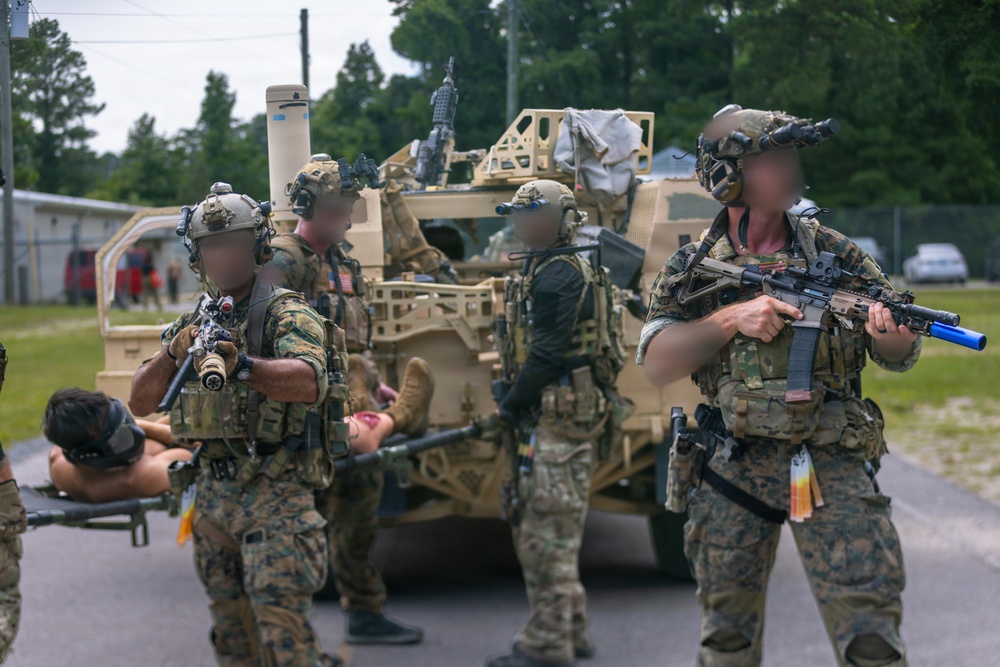 U.S. Special Forces Conduct Joint Branch Mission During Storm Flag at Camp Lejeune