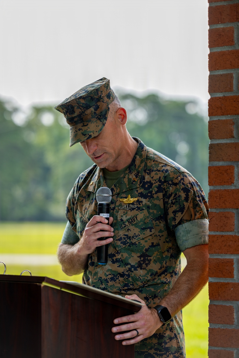 Logistics Operations School Change of Command