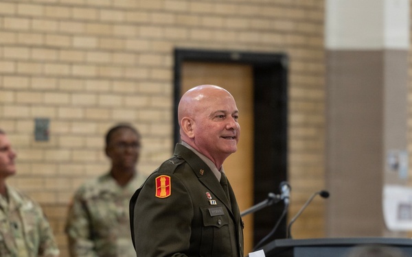 Promotion ceremony for Lt. Col. Thomas Meares