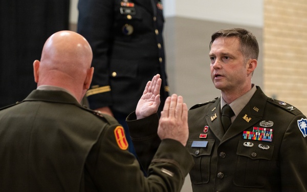 Promotion ceremony for Lt. Col. Thomas Meares