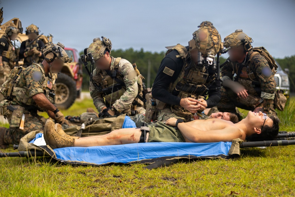 U.S. Special Forces Conduct Joint Branch Mission During Storm Flag at Camp Lejeune