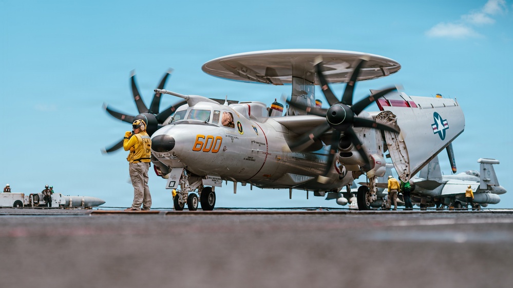 George Washington Conducts Flight Operations