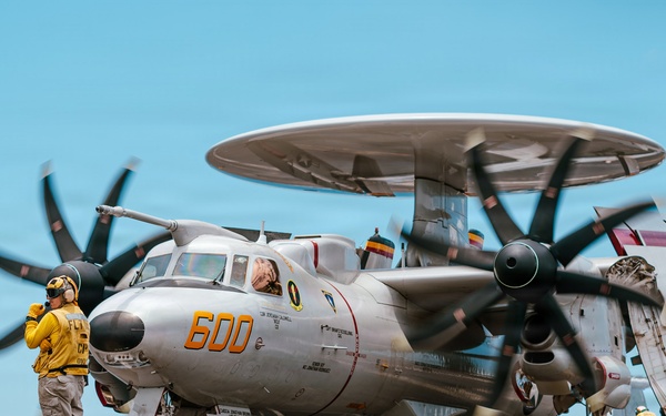 George Washington Conducts Flight Operations