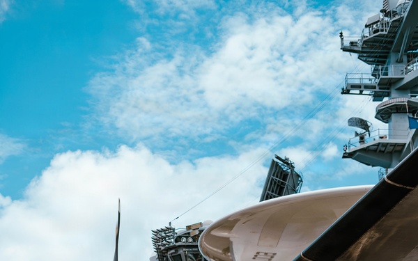 George Washington Conducts Flight Operations