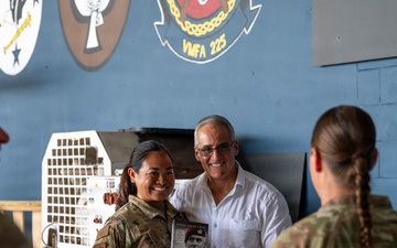 Retired SEAC visits the 346th AEW