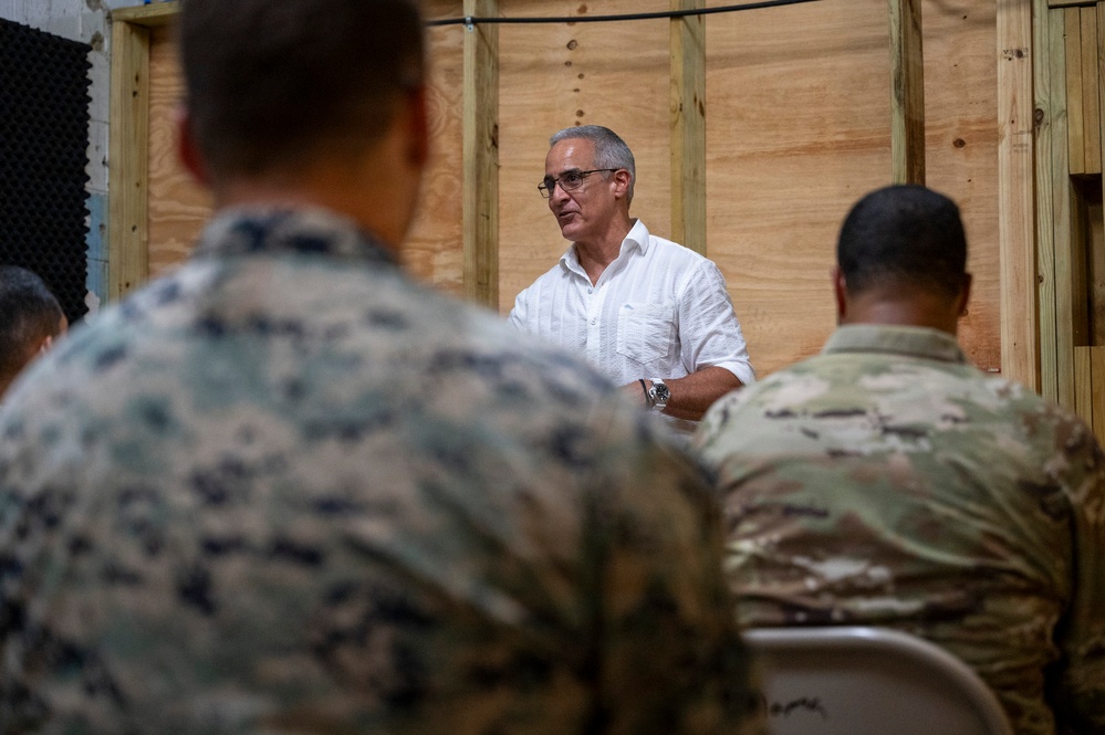 Retired SEAC visits the 346th AEW