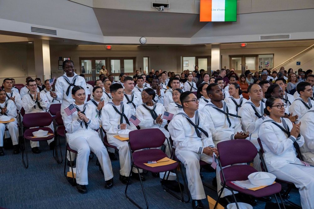 Recruit Training Command Naturalization Ceremony