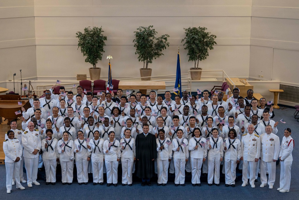 Recruit Training Command Naturalization Ceremony