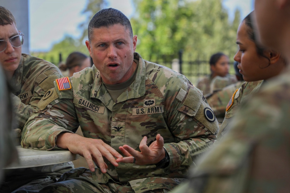 JBLM Hosts Cadet Troop Leader Training Social
