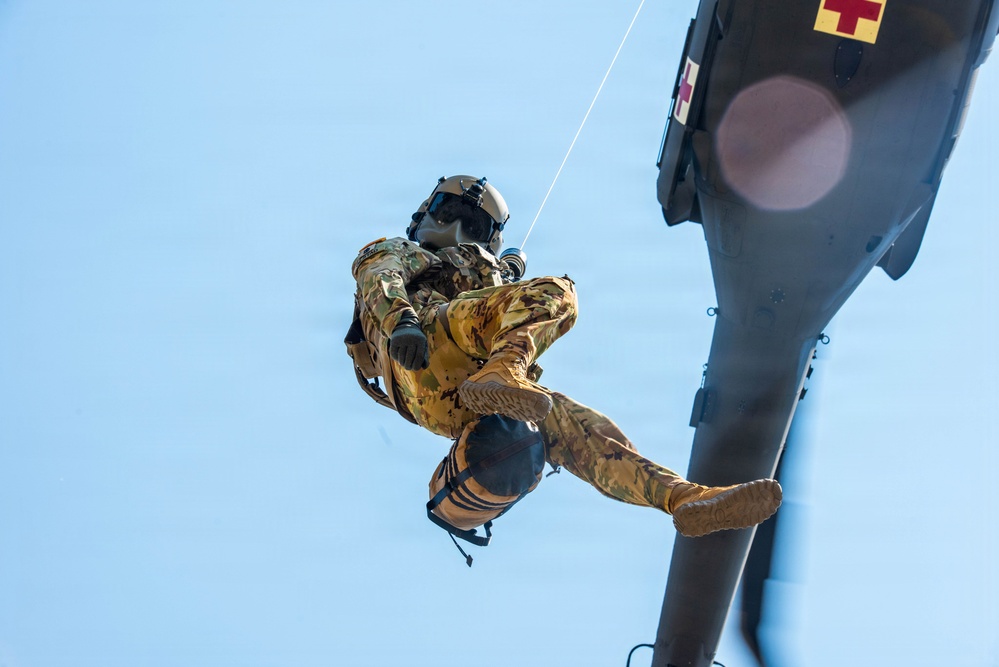 UH-60 Black Hawk Rescue Hoist Training
