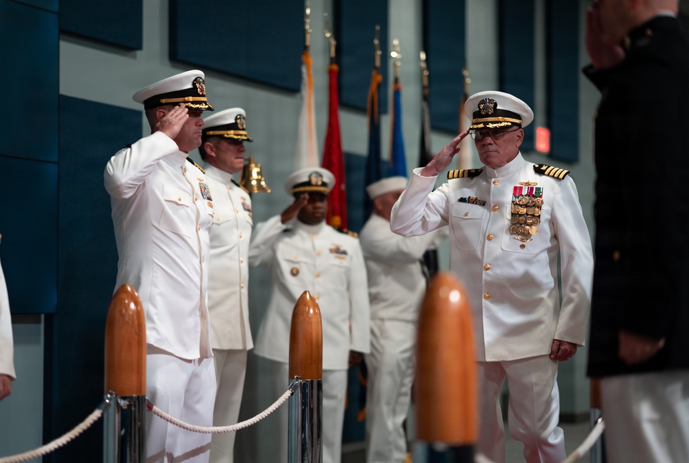 Capt. Robert James retirement ceremony