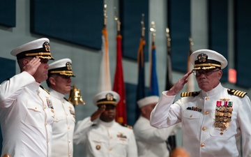Capt. Robert James retirement ceremony