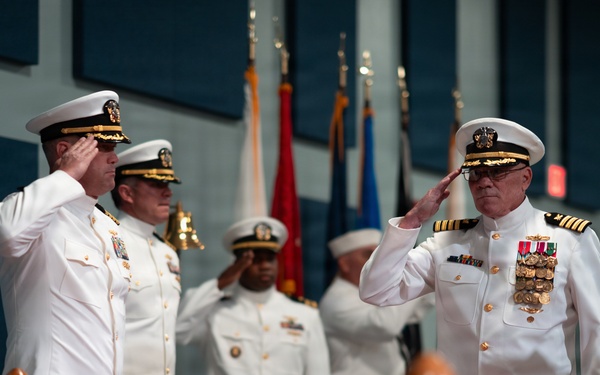 Capt. Robert James retirement ceremony