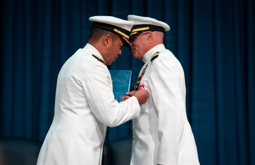 Capt. Robert James retirement ceremony