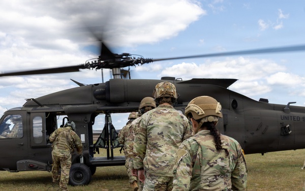 Soldiers Board Black Hawk