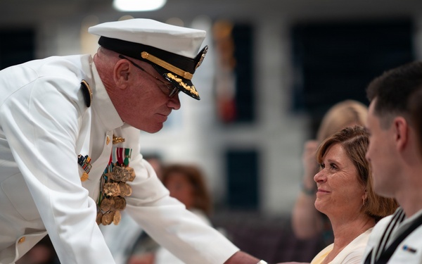 Capt. Robert James retirement ceremony