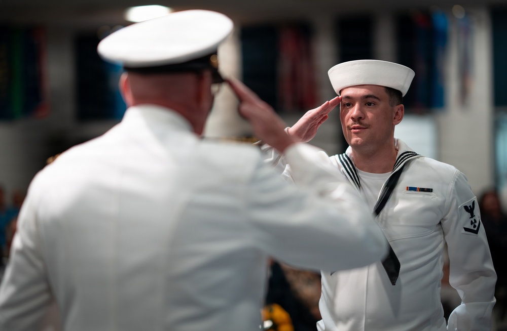 Capt. Robert James retirement ceremony