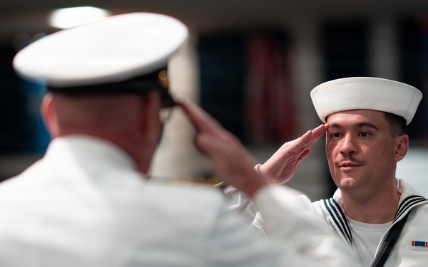 Capt. Robert James retirement ceremony