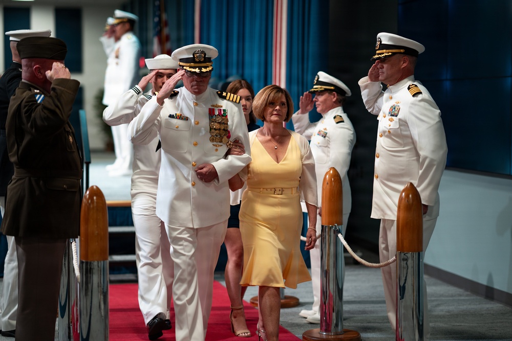 Capt. Robert James retirement ceremony