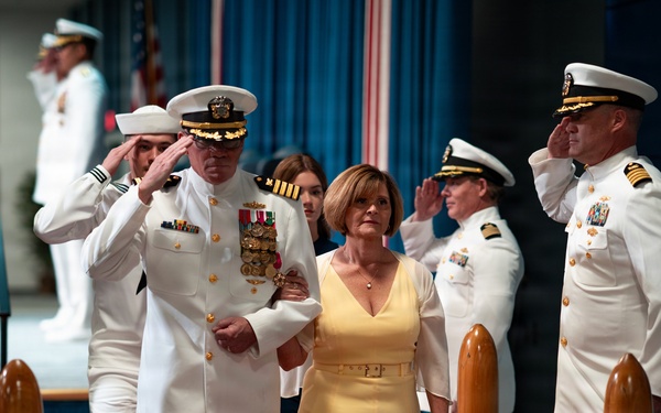 Capt. Robert James retirement ceremony
