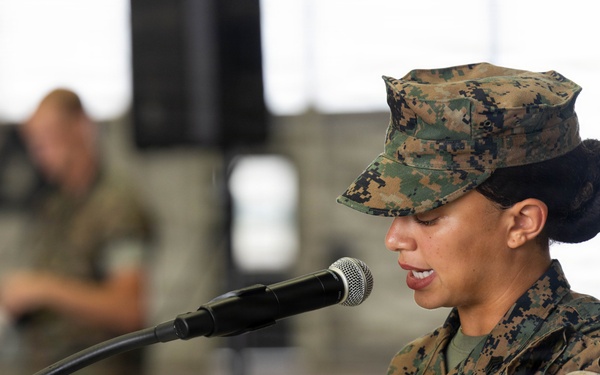 MAG-14 change of command ceremony