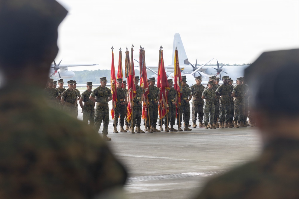 MAG-14 change of command ceremony