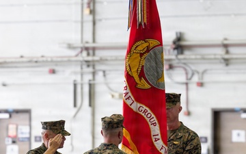 MAG-14 change of command ceremony
