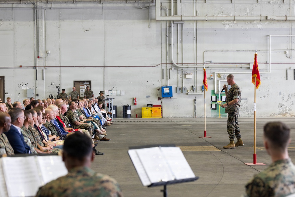 MAG-14 change of command ceremony