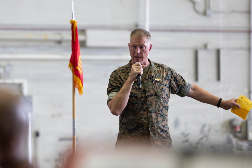 MAG-14 change of command ceremony