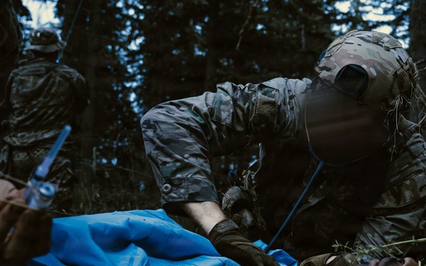 1st Special Forces Group (Airborne) conducts small unit tactics validation training during Tahoma Strike