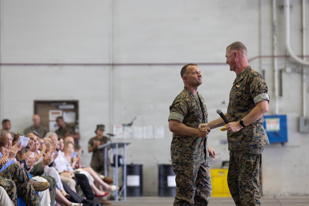 MAG-14 change of command ceremony