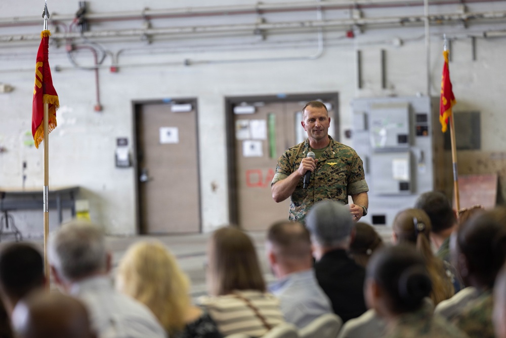 MAG-14 change of command ceremony