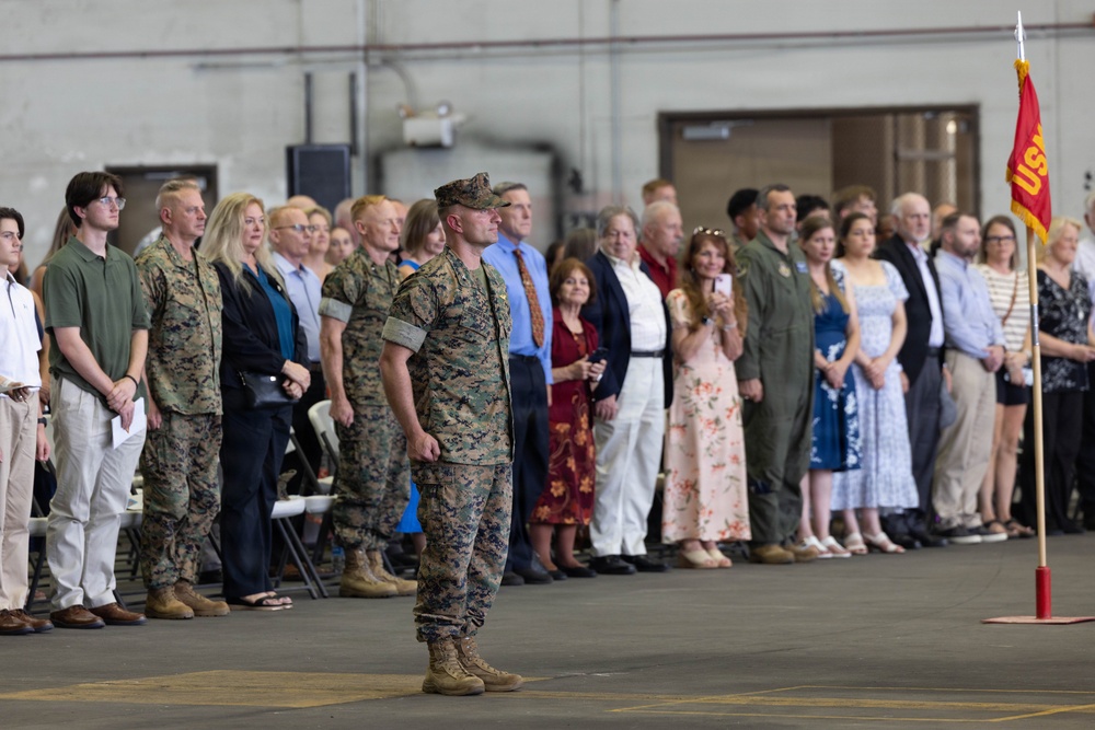 MAG-14 change of command ceremony
