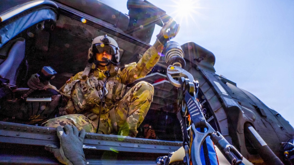 UH-60 Black Hawk Rescue Hoist Training