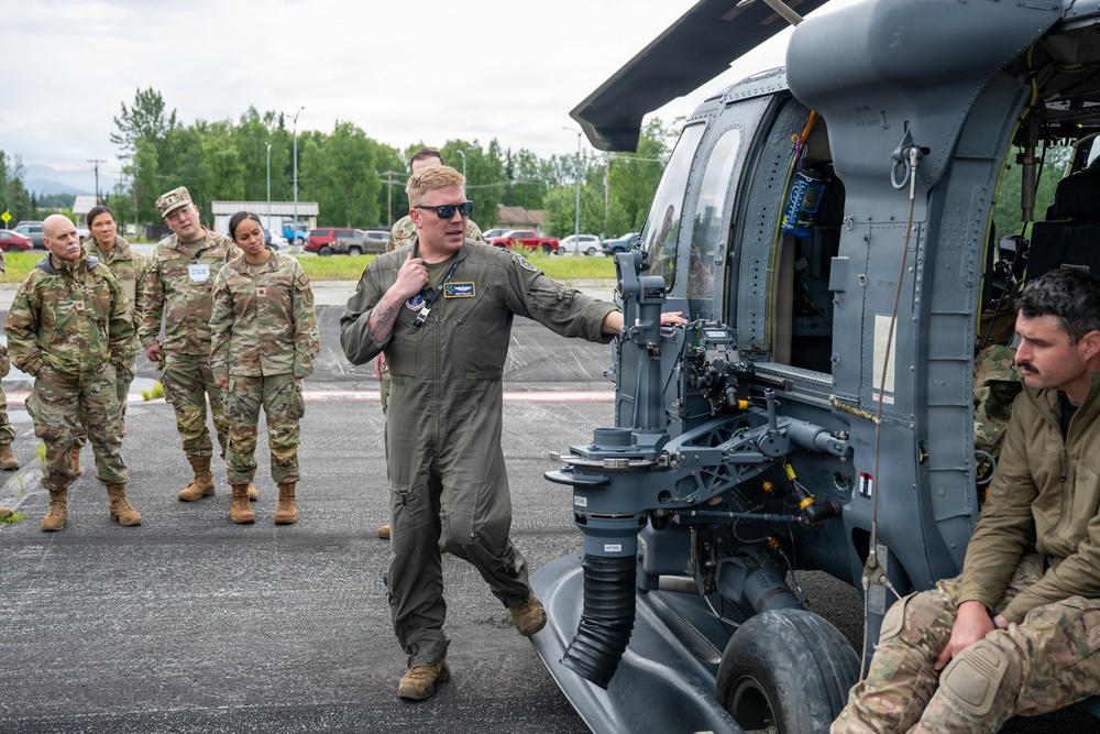 673d MDG conducts tactical casualty evacuation exercise with an HH-60W Jolly Green II