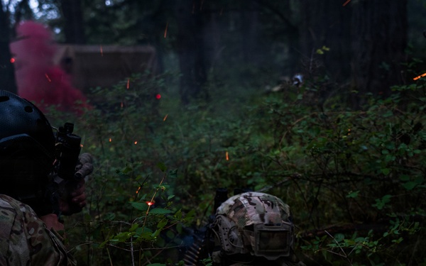 1st Special Forces Group (Airborne) conducts small unit tactics validation training during Tahoma Strike