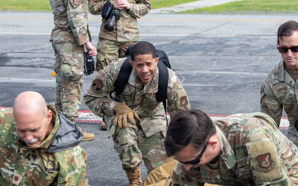 673d MDG conducts tactical casualty evacuation exercise with an HH-60W Jolly Green II