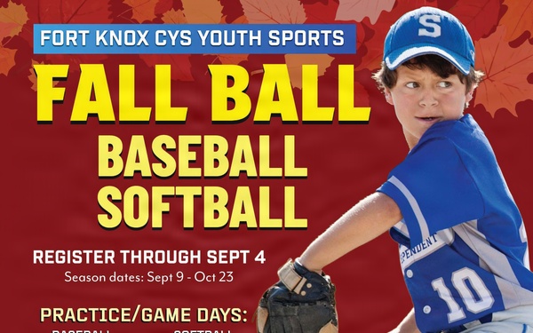 Fort Knox Child &amp; Youth Services sports fall season fast approaching | registration open now